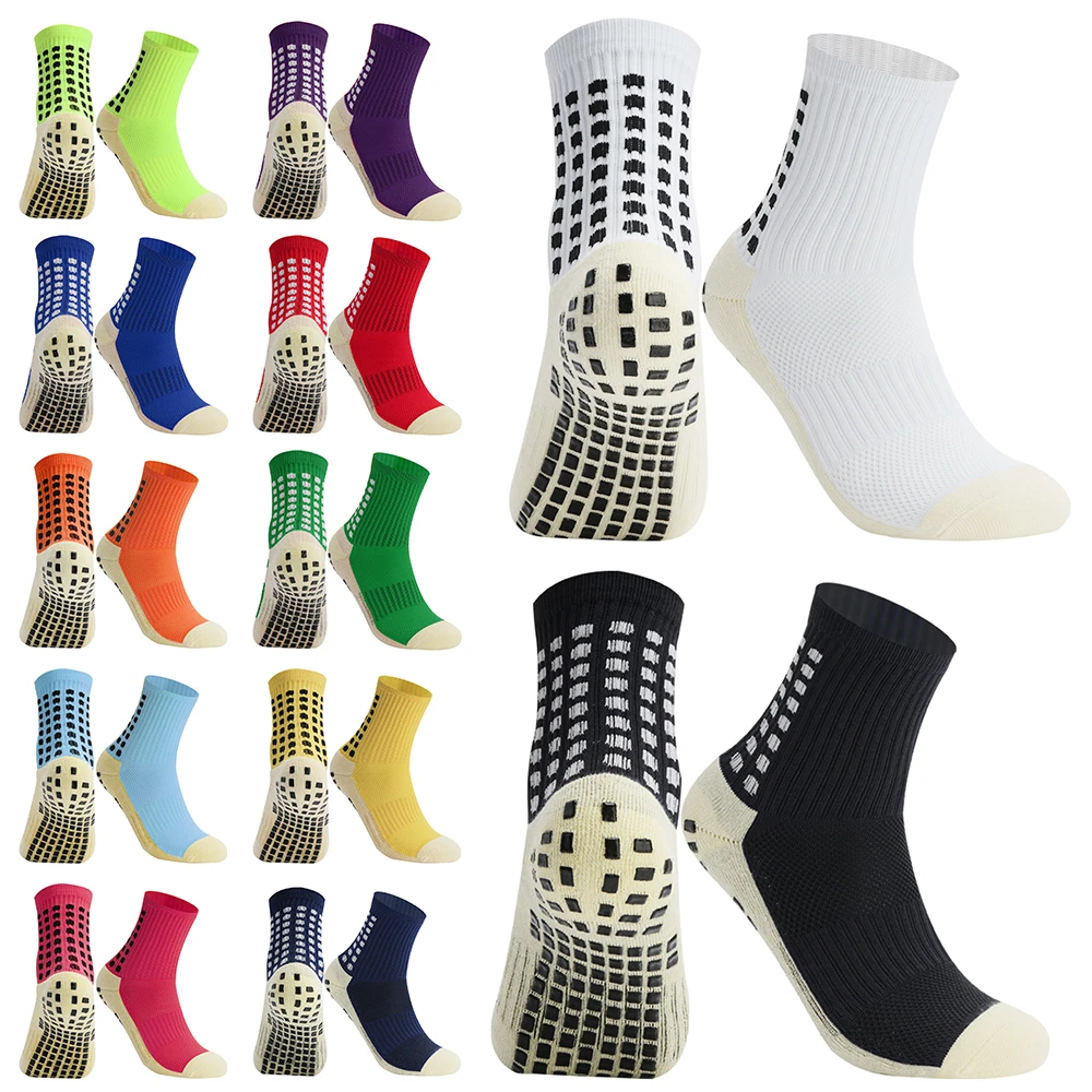 New Sports Anti-Slip Football Socks Cotton Football Men Socks Calcetines (The Same Kind As The Trusox)