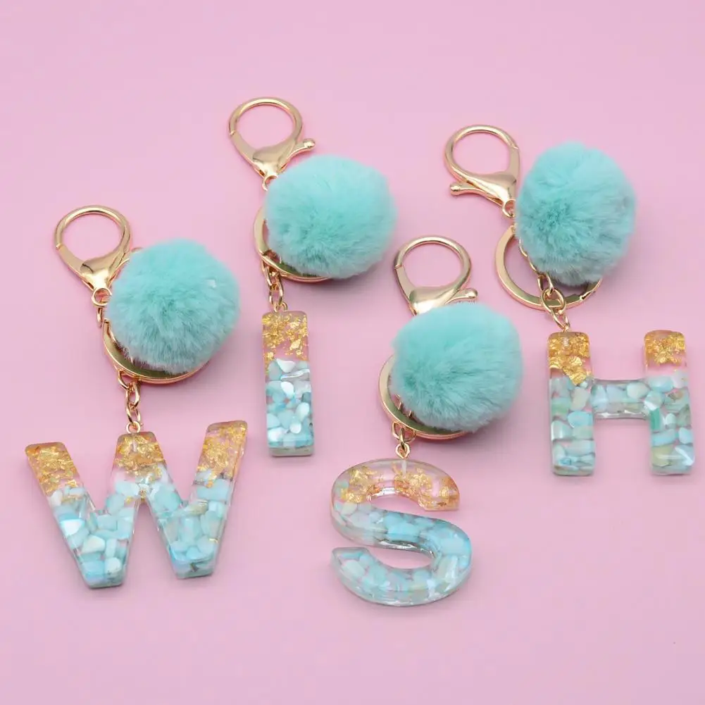 

Useful Women Purse Charming Key Chain Key Ring Translucent Multi-color