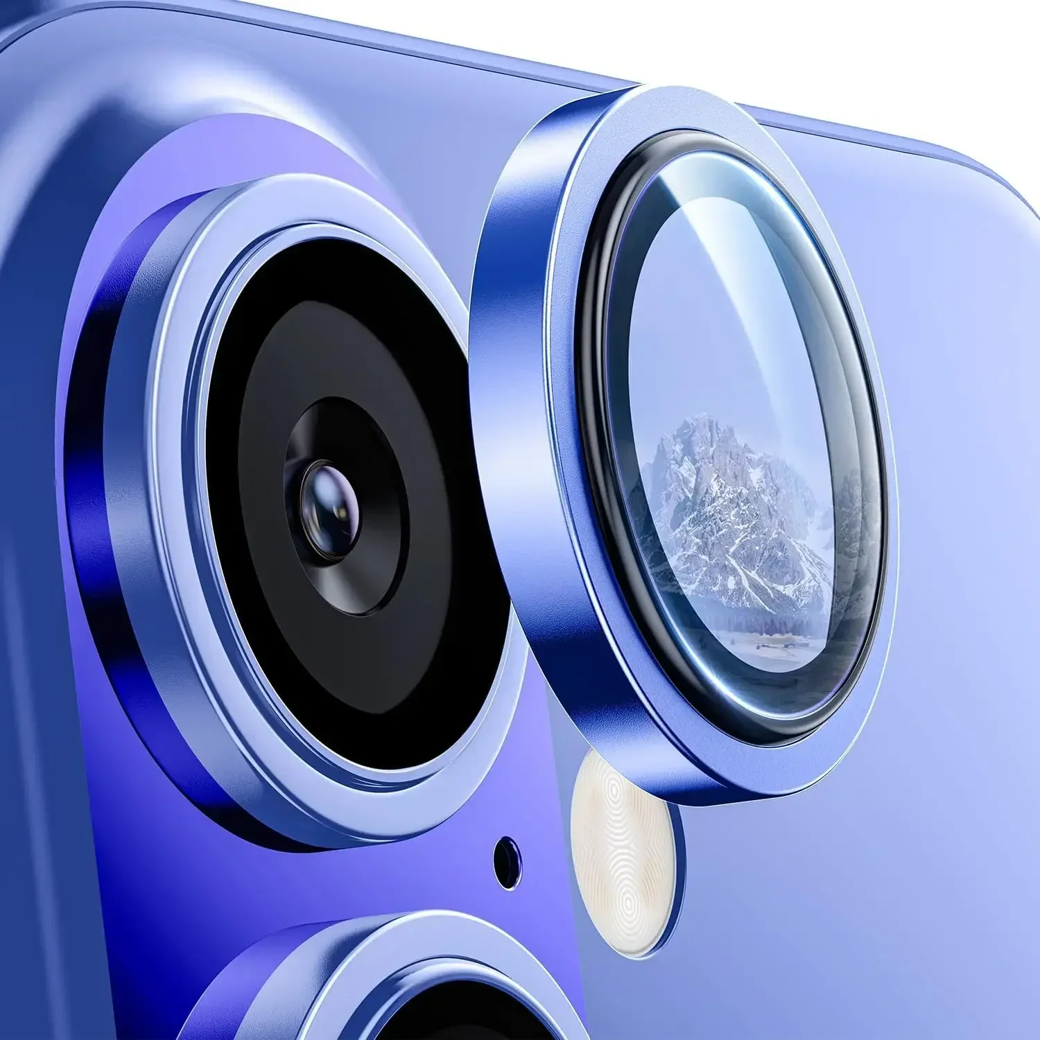 Desert Titanium Tempered Glass Camera Lens Protector