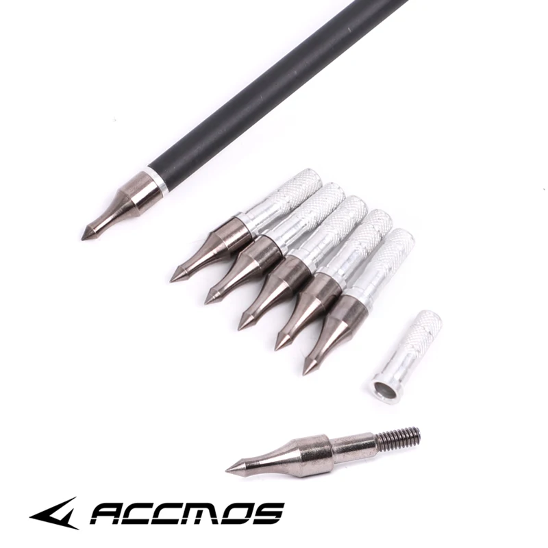 Arrow Head Tips 12/24pcs 100 Grain For Carbon / Fiberglass / Aluminum