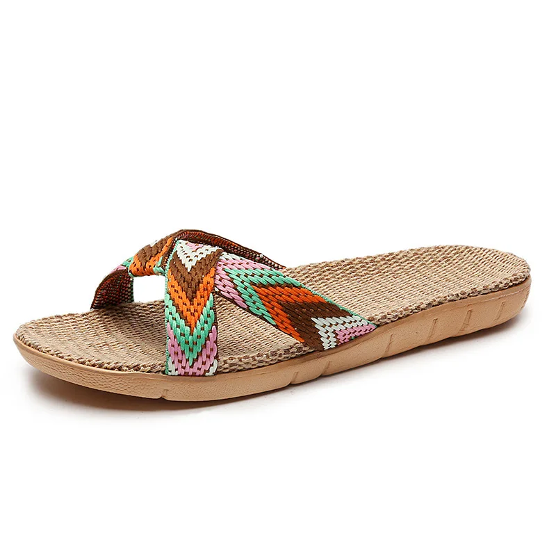 ALA  Rising|2024 New Style Linen Shoes For Women Beach Style Vocation Comtable Shoes High Quality Soft Shoes