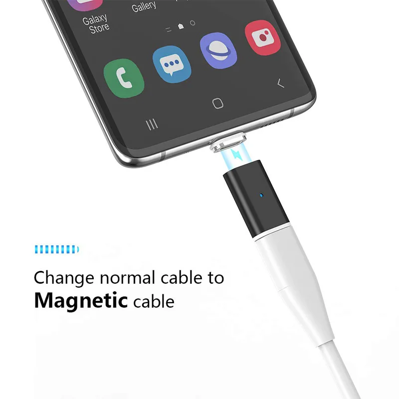 Type C To Micro Magnetic Adapter For Samsung Galaxy Z Fold6 Redmi Pad SE Nothing Phone (2a) OnePlus Nord CE4 TCL 50 XL Charger