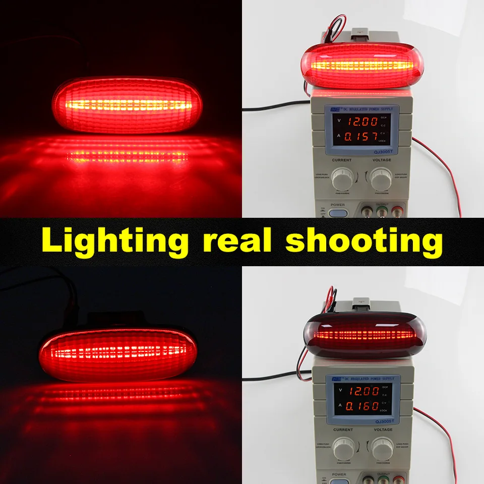 Coppia Di Fanali Posteriori LED Con Riflettore Rosso | Freno/Stop E Nebbia | Compatibile Con Vivaro, Trafic, Master, Movano