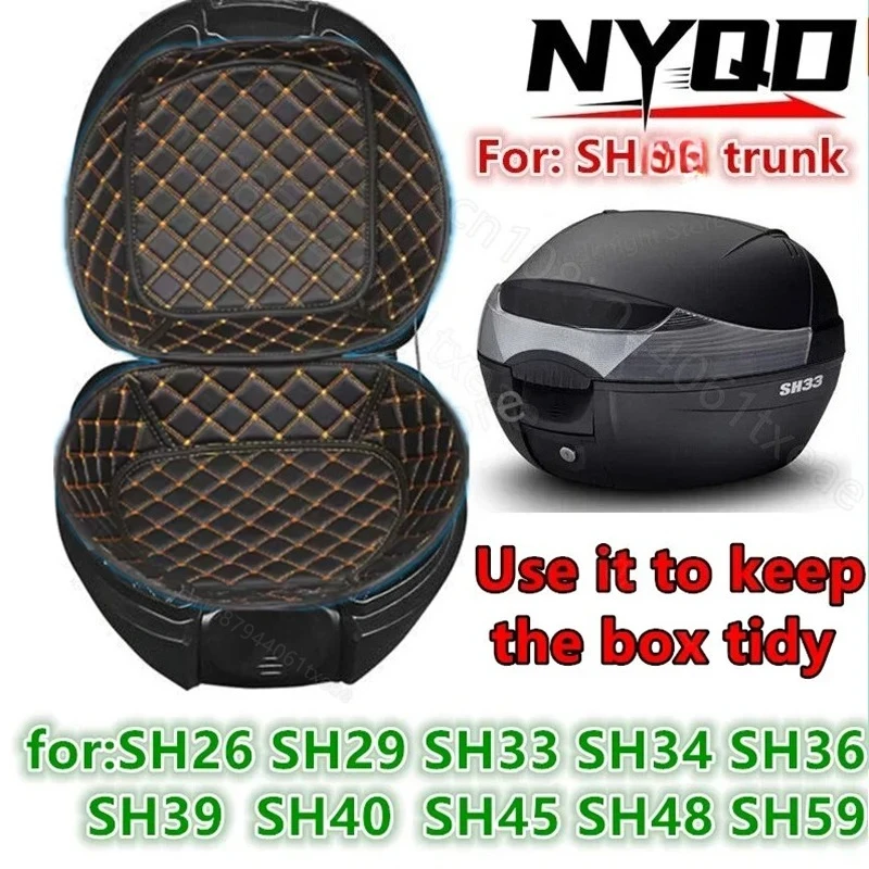 For  trunk liner SH26 SH29 SH33 SH34 SH36 SH39 SH40 SH45 SH48 SH59 up below Motorcycle accessories trunk lining 1PC or 2PC