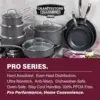 Pro Pots and Pans Set 20 Piece Hard Anodized Complete Cookware + Bakeware Set with Ultra Nonstick Diamond Coating, 2