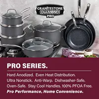 Pro Pots and Pans Set 20 Piece Hard Anodized Complete Cookware + Bakeware Set with Ultra Nonstick Diamond Coating, 2