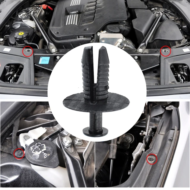 Spreizniet Bmw 20x BMW 3er Spreiznieten Kühler Lüfterzarge Zarge Clips E36 E46 Bmw E36 M Paket Stoßstange