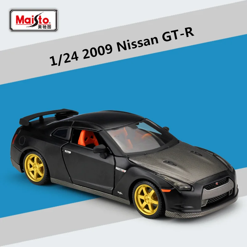 Maisto 1:24 Nissan Skyline GTR GTR alaşım spor araba modeli