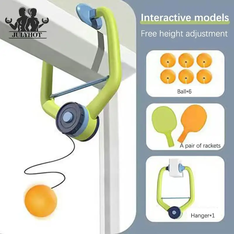 

Home Table Tennis Self-training Set Hanging PingPong Trainer Parent-child Interaction Double Sparring Indoor Sports