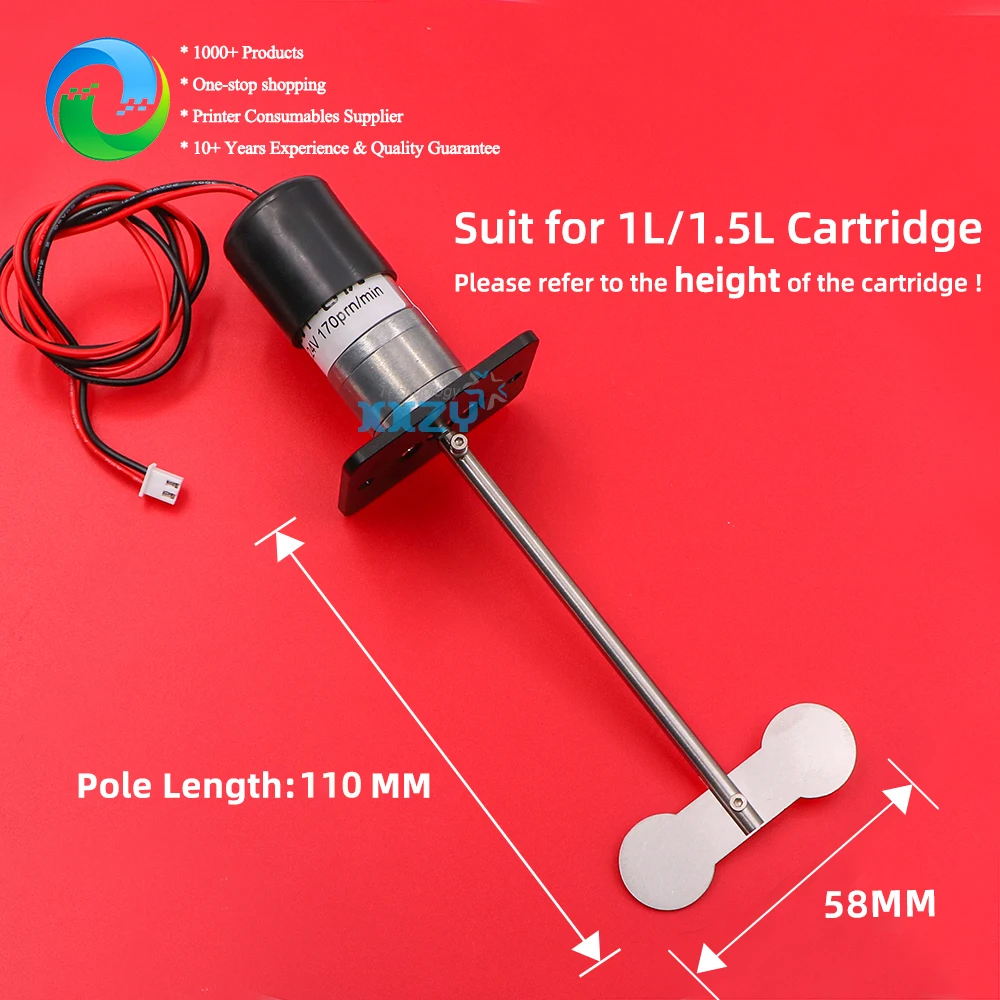 New Ink Mixing Motor UV Flatbed Machine Ink Supply Cartridge Stirring Bar for Bottle