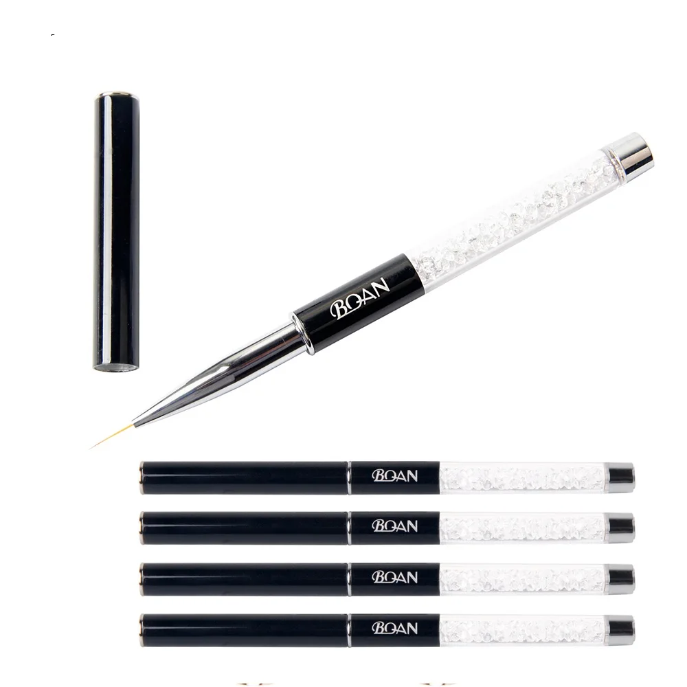 BQAN Professional 5mm/7mm/9mm Nail Brush Hand Draw Tips Drawing Line Painting Pen Tools Manicure Nail Art Brush Decoration 3