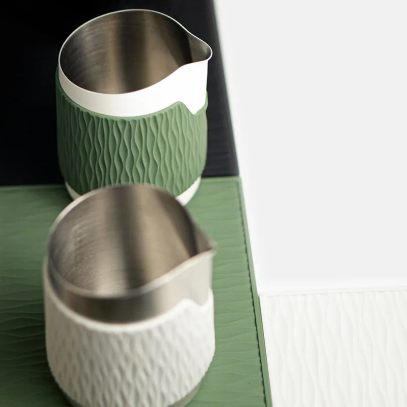 450ml milk pitcher espumador para la leche slant cup coffee accessories AIRFLOW and WPM co-branded