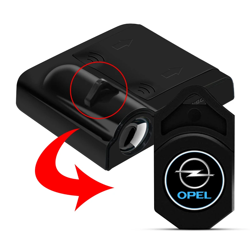 Car Door Welcome Light Car Door Welcome Light Car Projector LED Badge For Opel Ampera Corsa Astra Crossland Crossland-X Mokka Cascada Monza