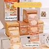 256 Sheets/Box Square Capybara Pull Out Sticky Notes Stickable Decoration Message-Leaving Note Stationery Office School Supplies 1