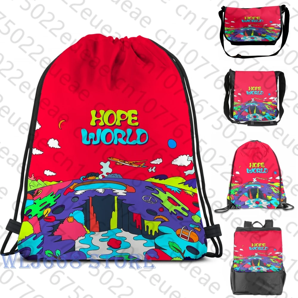 

Забавные сумки через плечо с графическим принтом, женский рюкзак на одно плечо Hope World (2), дорожная сумка для мужчин, сумка для спортзала