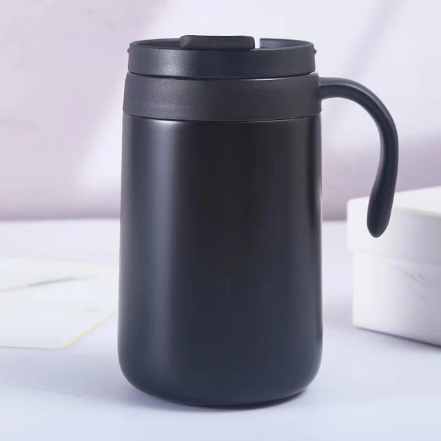 Double Wall Insulated Blank Plain 12oz Stainless Steel Mug Coffee Mug With  Handle - Mugs - AliExpress