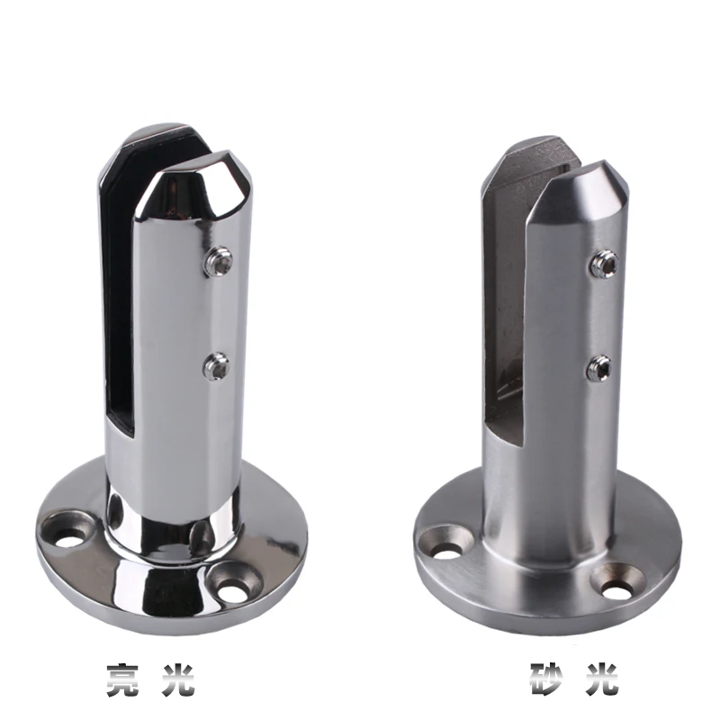 

Glass Handrail Floor Clip Swimming Pool Glass Clip Stair Handrail Base Is Suitable For 10mm-16mm Glass