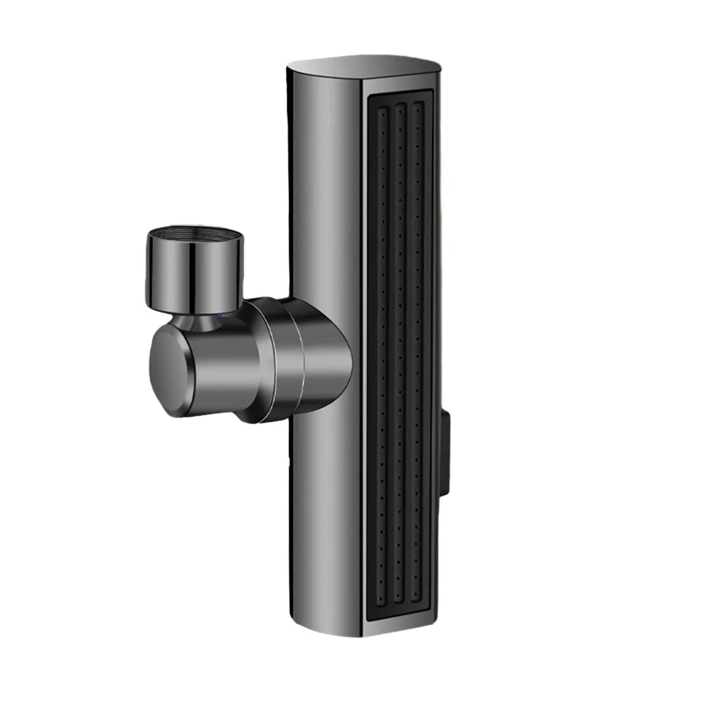

Anti Splash Swivel Waterfall Faucet Extender Sealed Joints ABS Aerator Body Silicone Nozzle And Toilet Faucets