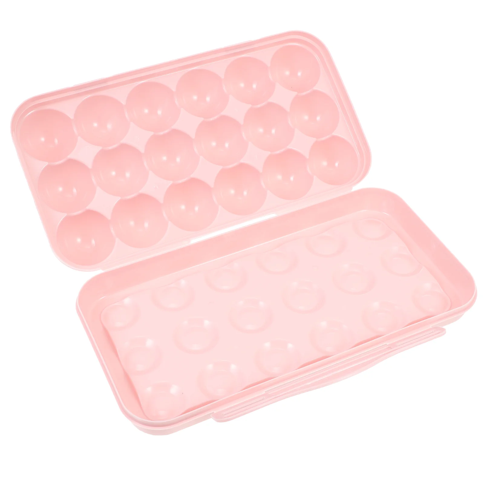 

18 Grid Egg Carton Plastic Egg Container Anti Collision Refrigerator Egg Storage Box Crisper Egg Protection Case Home