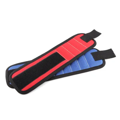 New Strong Magnetic Wristband Portable Tool Bag For Screw Nail Nut Bolt Drill Bit Repair Kit Organizer Storage | Инструменты