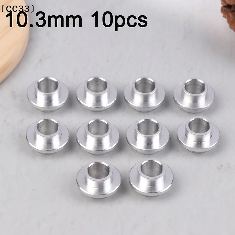 10Pcs 10.3MM 알루미늄 스케이트보드 스쿠터 베어링 스페이서 롤러 스케이트..