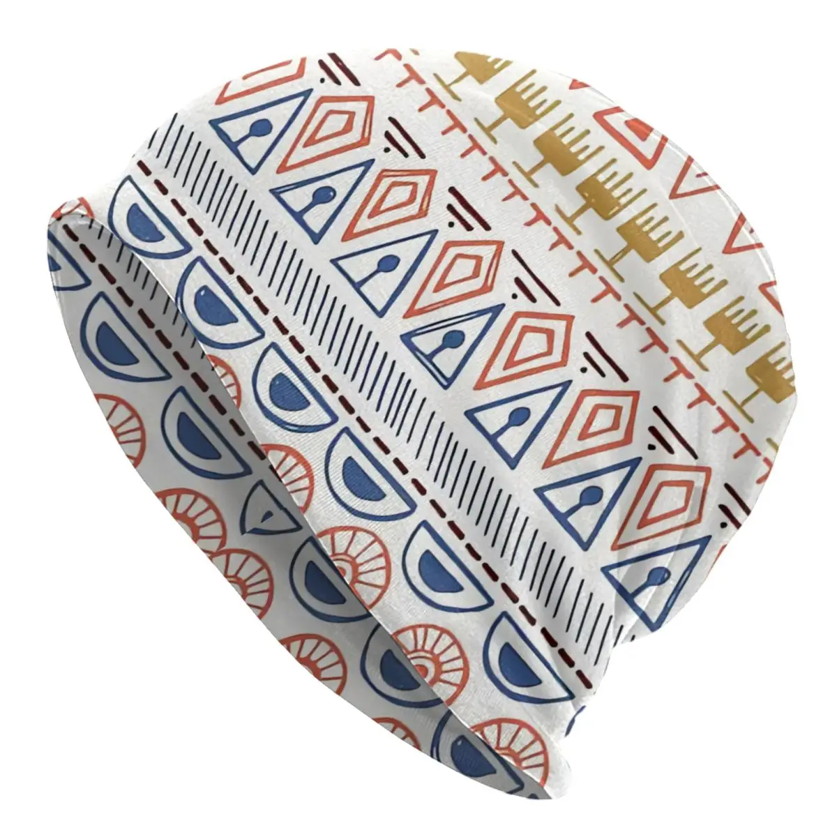 

Skullies Beanies Autumn Spring Hats Ethnic Tribal Thin Bonnet Hipster Caps Men Women's Earmuffs