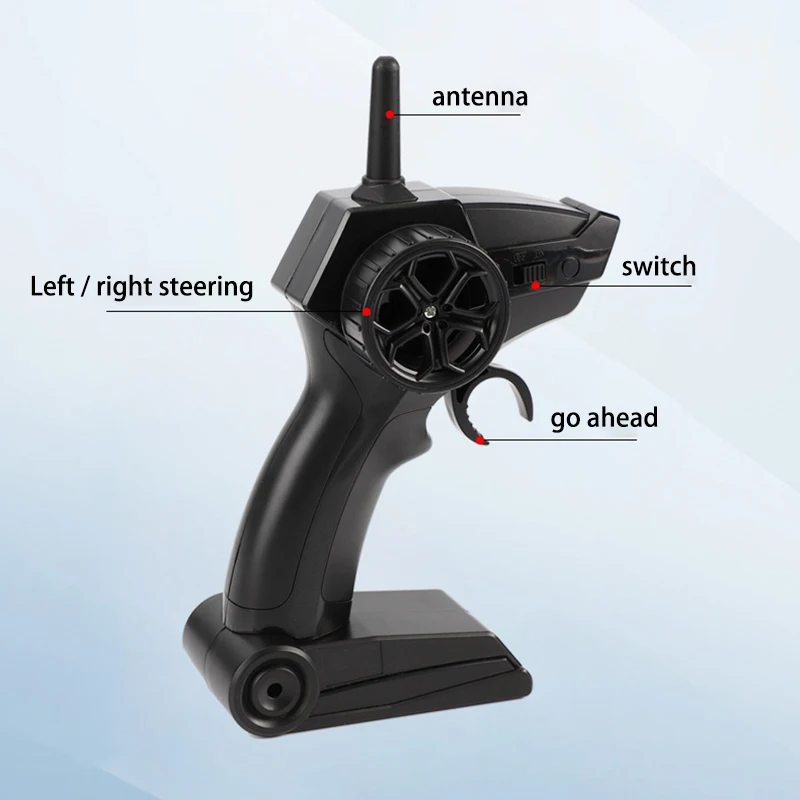 듀얼 모터 고속 리모컨 보트, 수영장 및 호수 리모컨 보트, 야외 장난감, 2.4Ghz, 10 km/h
