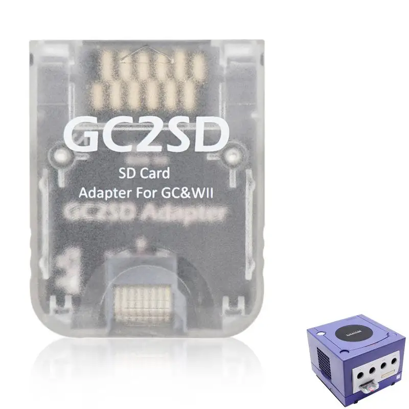 Adattatore Per Scheda Adattatore Per Scheda Sd Per Console Gamecube E Wii Adattatore Per Scheda Di Memoria Sd Sd2Sp2 Per Gamecube Wii