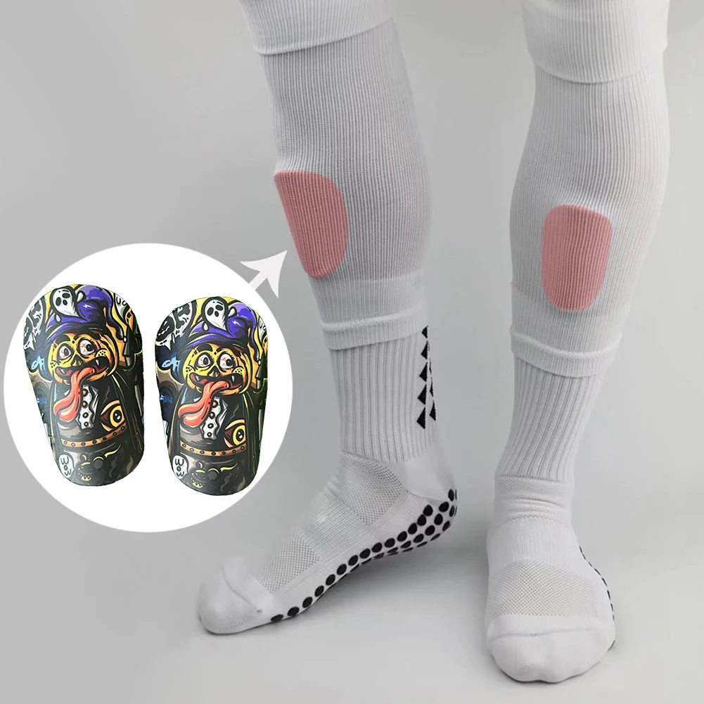Mini Football Shin Pad 1 Pair EVA Plastic Shin Guards Pads Small Protective Equipment For Outdoor Sport Protective Gear shin guard pads,soccer shin guards,kickboxing shin guards