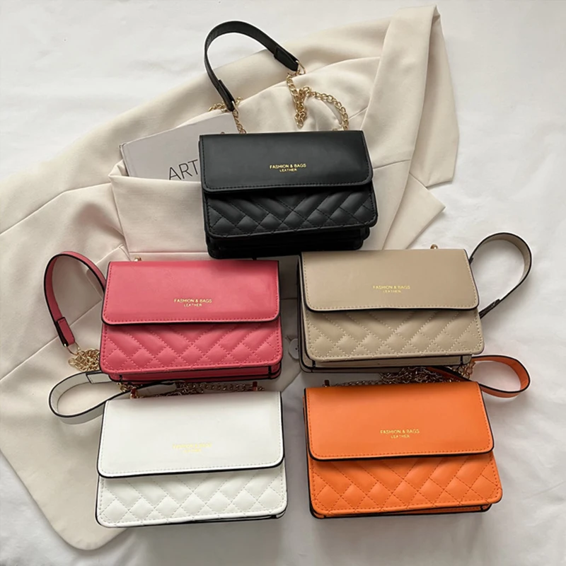 Fashion Trend Crossbody Bags for Women Solid Flap Shoulder Bag Designer Handbags and Purses Small Women Messenger Bags