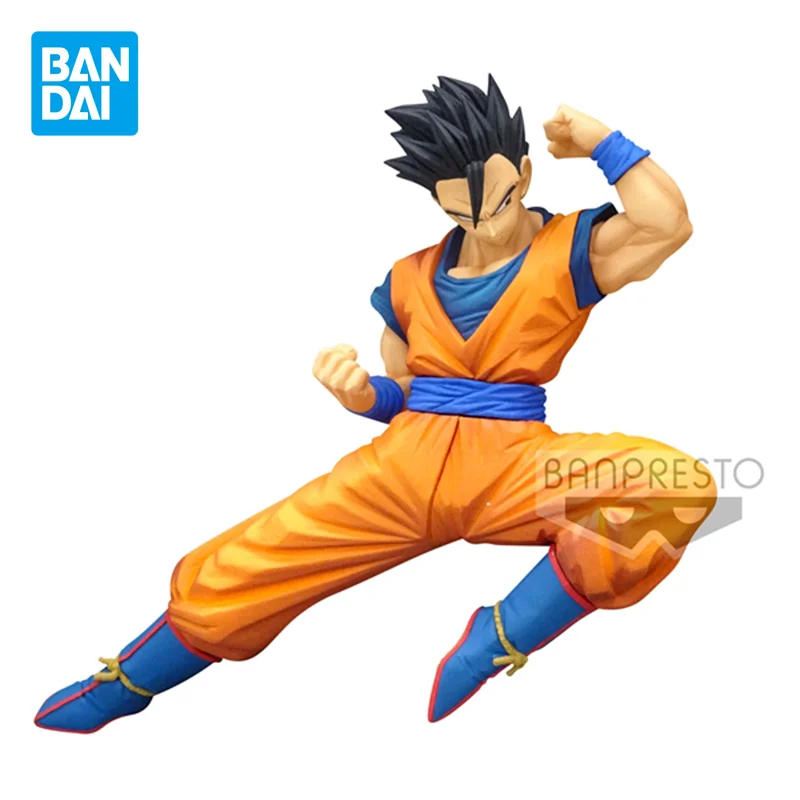 

Bandai Genuine Dragon Ball Anime Figure Son Gohan Action Figure Dolls Toys for Boys Girls Kids Christmas Gift Collectible Model