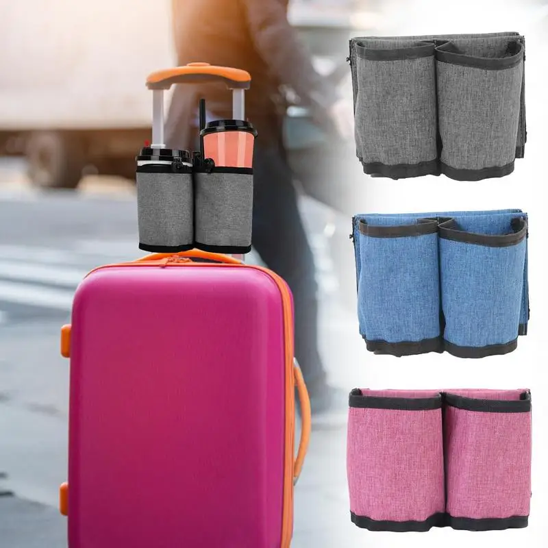 Luggage Cup Holder Travel Suitcase Luggage Travel Cup Holder Storage