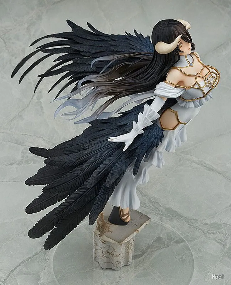 28cm japão anime personagens ssf design coco overlord albedo figura  bidimensional bonito menina garagem kit brinquedos