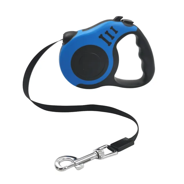 3m 5m Dog Leash Strong Nylon Puppy Lead for Small Large Dogs Cats Automatic Retractable Durable Yorkshire Pet Supplies 5