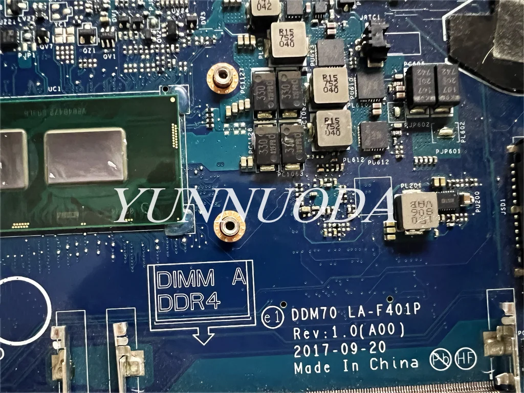 para Dell Latitude 5490 E5490 Placa-mãe do Portátil i3 i5 i7 7th 8th Cpu Ddr4 100 Testado Ddm70 La-f401p - Imagem 3