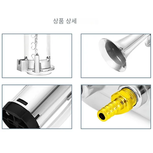 12V 150DB 자동차 에어 혼 200W 180 Hertz 범용 단일 트럼펫 에어 혼 압축기 자동차 트럭 보트 오토바이 4