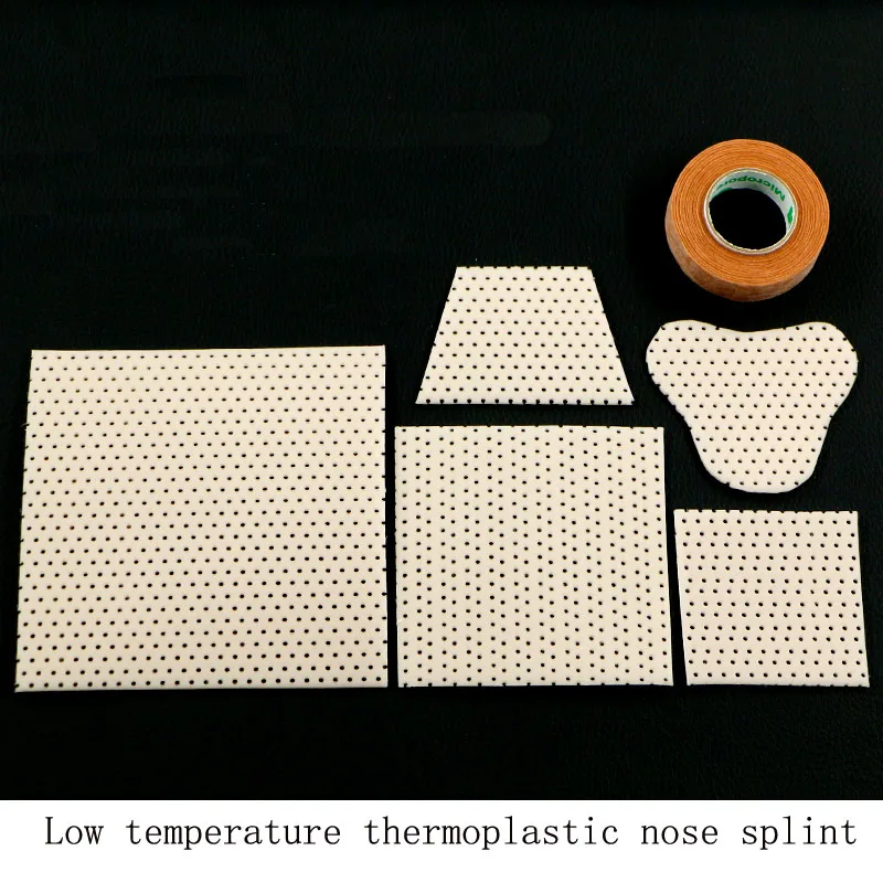 Plastic surgery tool low temperature thermoplastic plate trapezoidal nose splint after rhinoplasty fixed protector nose shaper