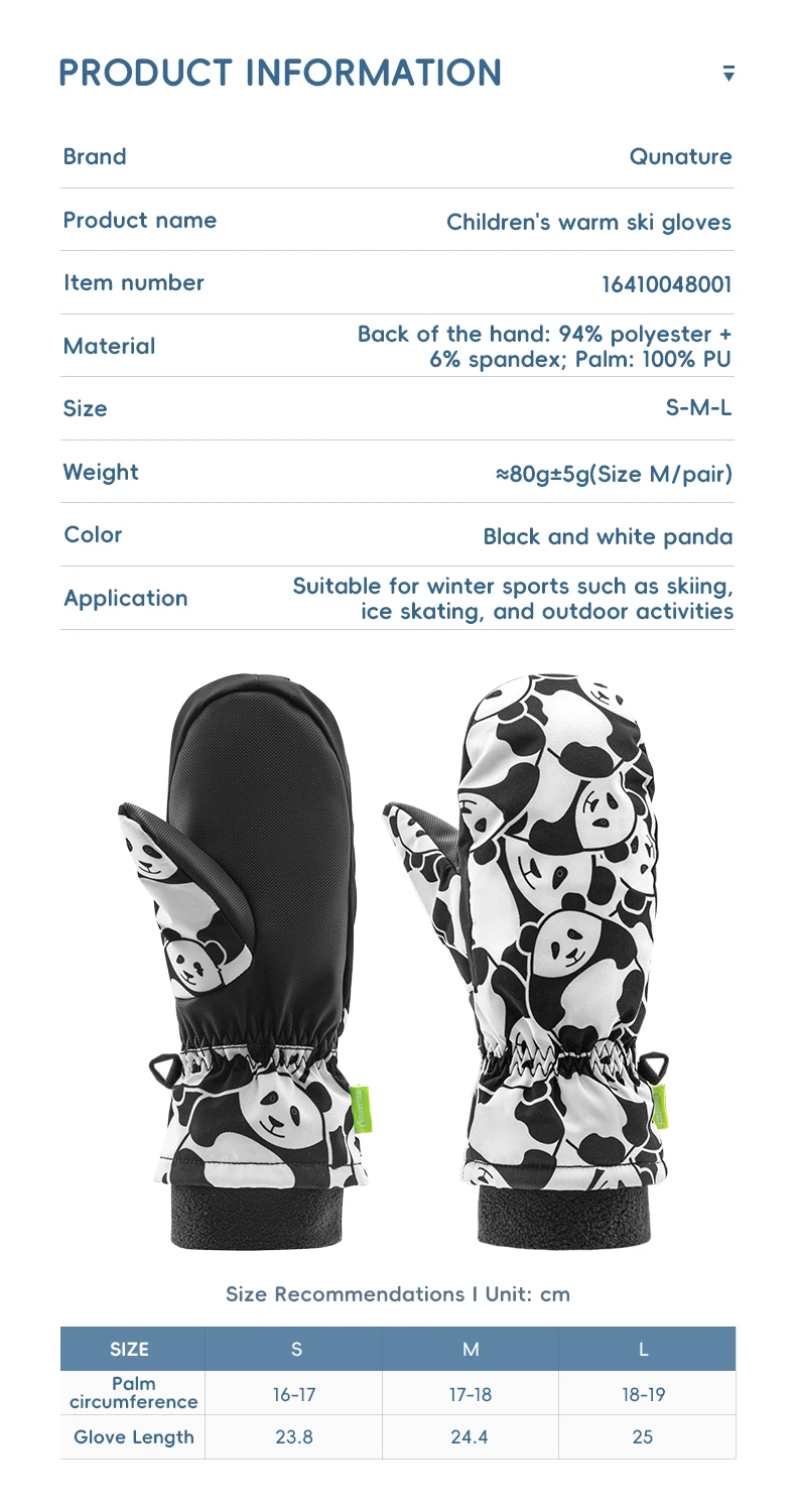 non-slip glove grip detail