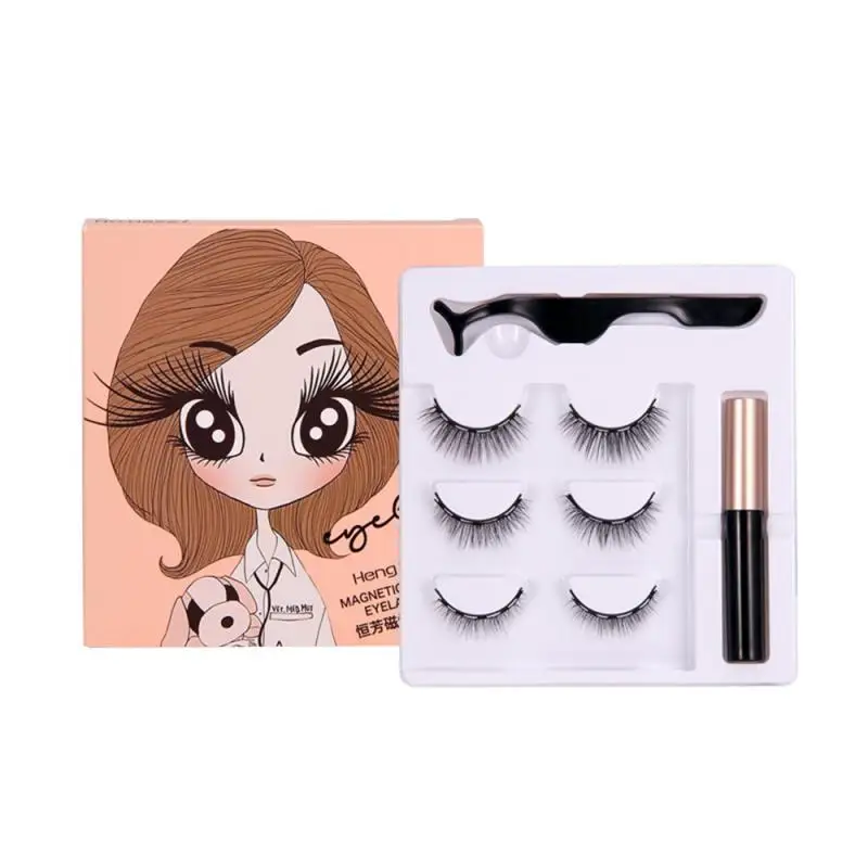 

Magnetic Eyelashes Eyeliner Exquisite Lasting False Lashes Easy to Wear Make Up Cosmetic for Girl Women