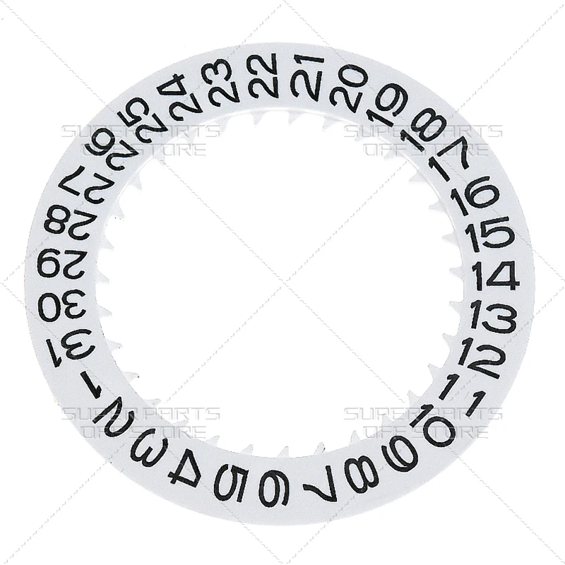 Date Wheel for 3/6 O'clock Watch Modifications - Calendar Day Disk for Automatic Watches