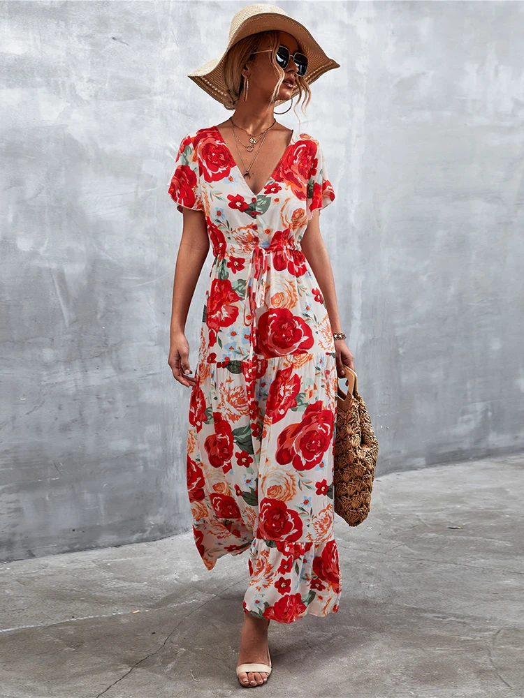 Vestidos Verano Mujer Vestido Largo De Verano Supiner Estampado