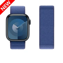 Nylon Sports Loop Bracelet - 42mm  series 10 (Ocean Blue)