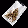 100PCS Clear Front Open Top Packaging Bag DIY Plastic Food Snack Toys Beaf Candy Sugar Tea Heat Sealing Gift Storage Pouches 6