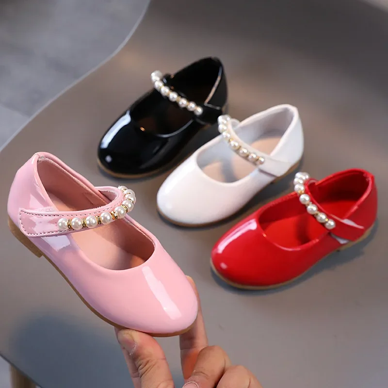 

Zapatos Niña Girl Leather Shoes New Pearl Princess Fashion Mary Jane Lorita Shoe Girl Shoe Kid Shoe Girl Dresses