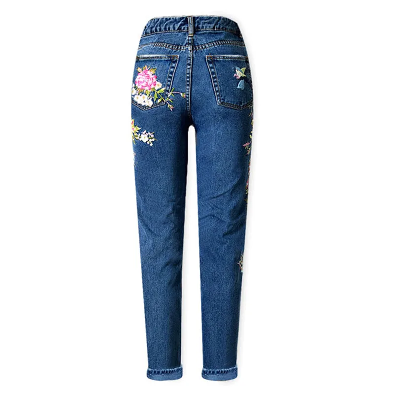 LOGAMI Bordir Jeans Wanita Celana 