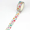 2024 NEW 1PC 10M Decorative Blooming Floral Leaves Washi Tape Set for Scrapbooking Journaling Masking Tape Cute Stationery 6