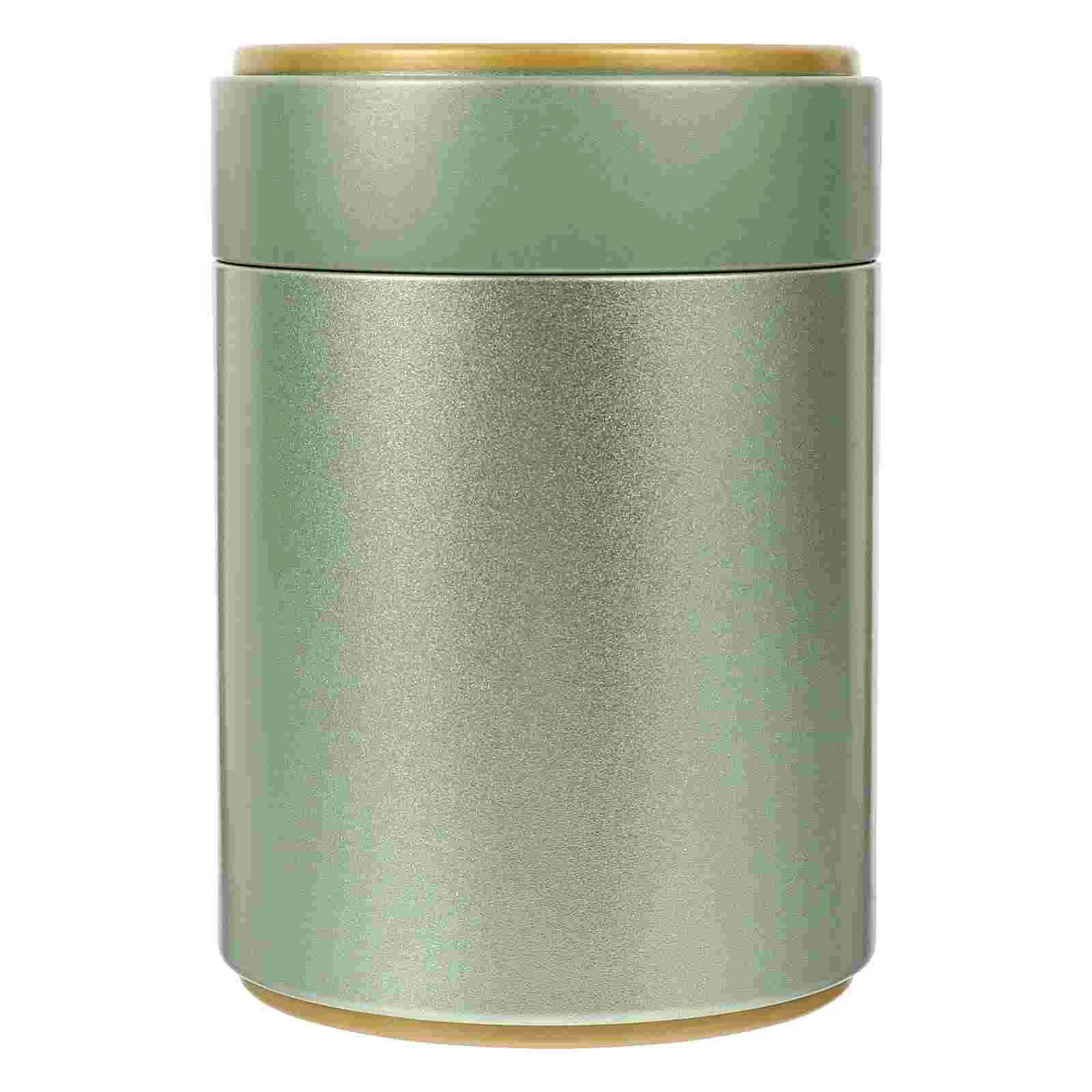 

Tinplate Tea Canister Moisture-Proof Tea Sealed Box Candy Jar Coffee Sugar Packaging Boxes Container