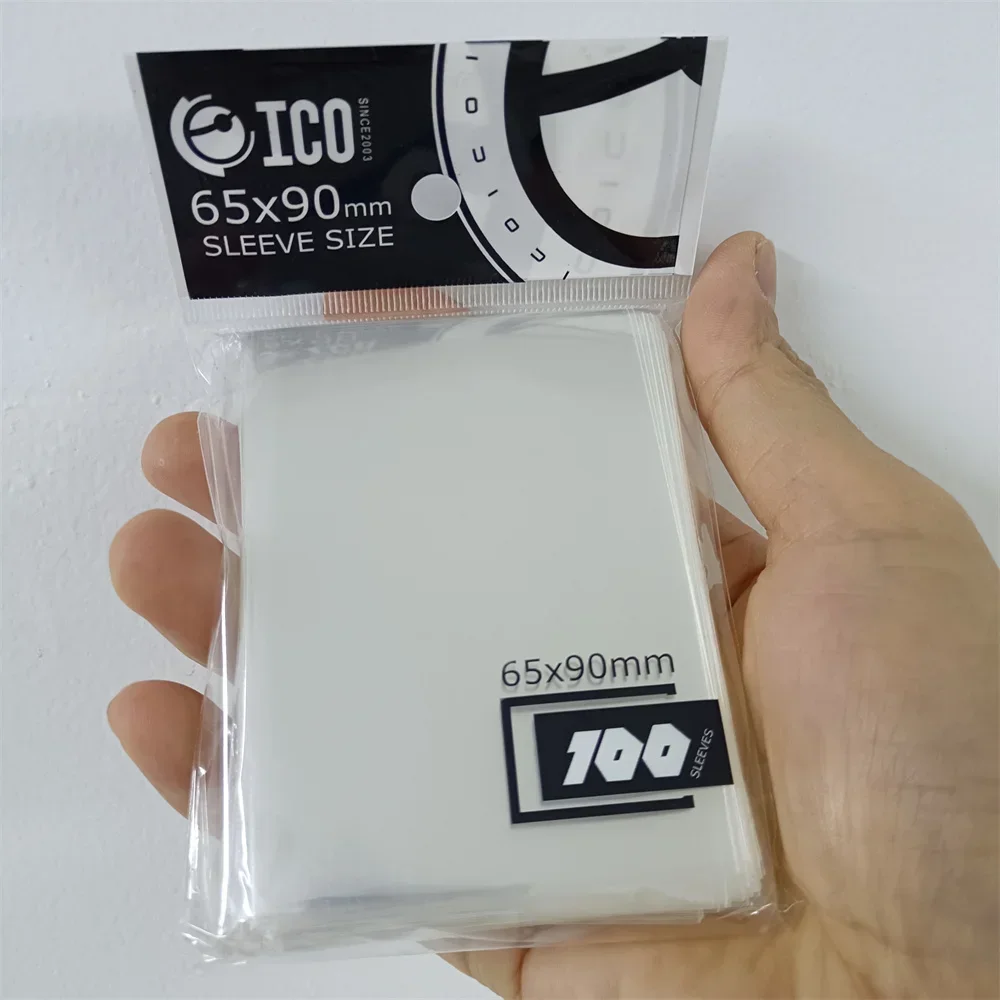 100pcs 65x90mm Transparent Card Sleeves for MTG TCG PTCG Card Protectors for Baseball Football Board Games