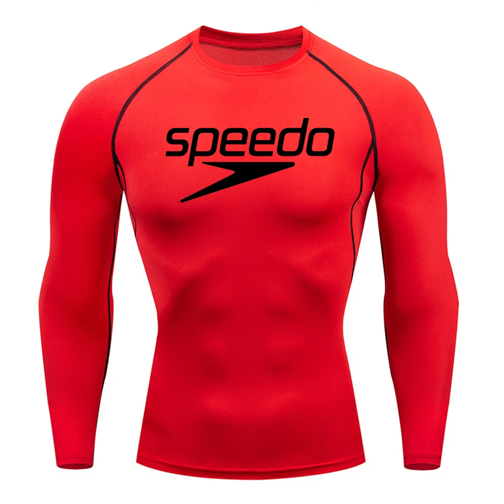 Rash Guard Men Surfing Diving Tee Swimwear Tight short Sleeve T Shirt UV Swimming Prevent Jellyfish