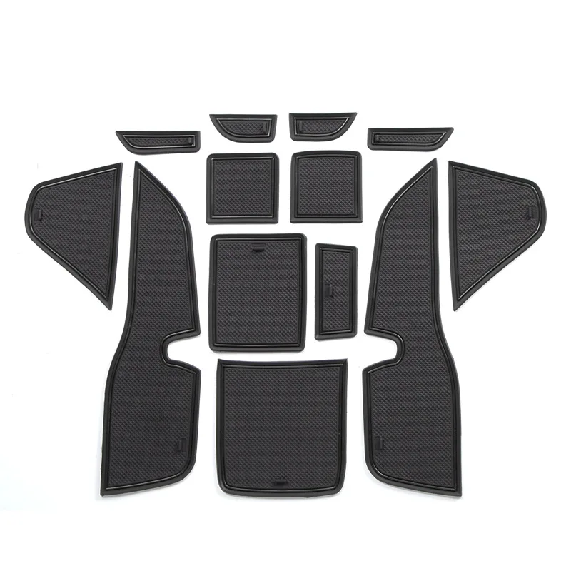 

Anti-Slip Car Gate Slot Mat For Nissan Kicks 2020 + Door Groove Pad Non-Slip Mats Rubber Coaster Auto Interior Accessories